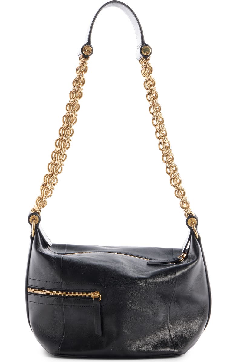 Chloé Camera Multichain Leather Hobo Bag, Main, color,