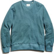 Billy Reid Rib Crinkle Cotton Sweatshirt