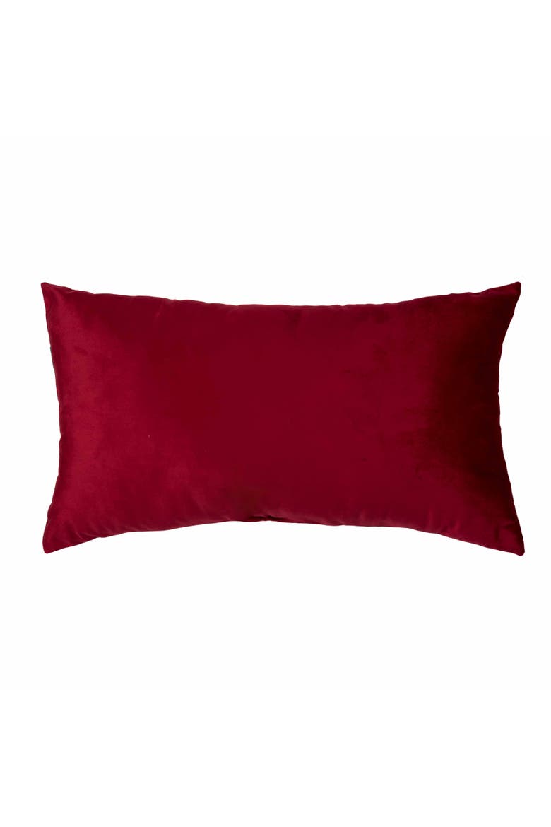 Red Present Christmas Throw Pillow 22" x 13", Alternate, color, Red