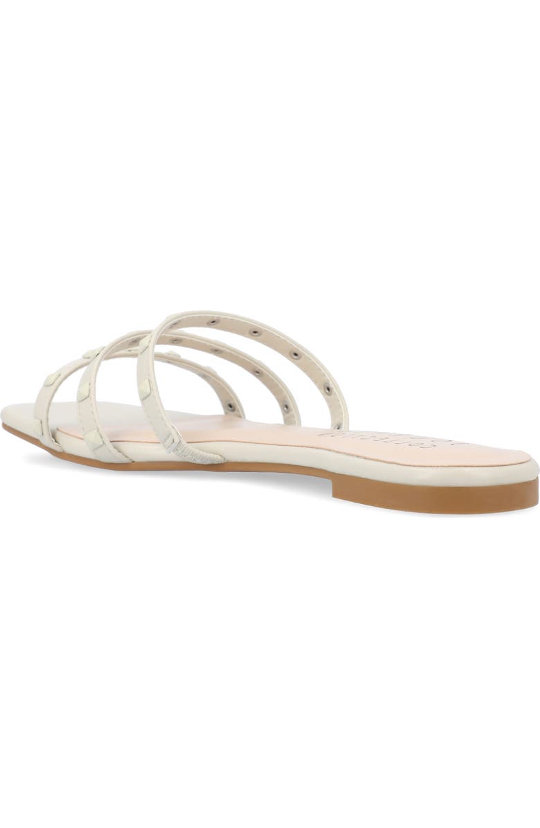 Journee Collection Camarie Sandal, Alternate, color, Beige