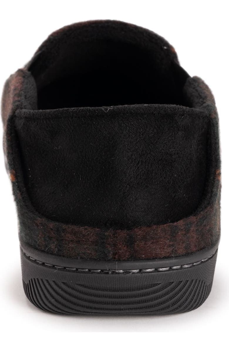 MUK LUKS Owen Step-Down Slipper, Alternate, color, Brown Plaid