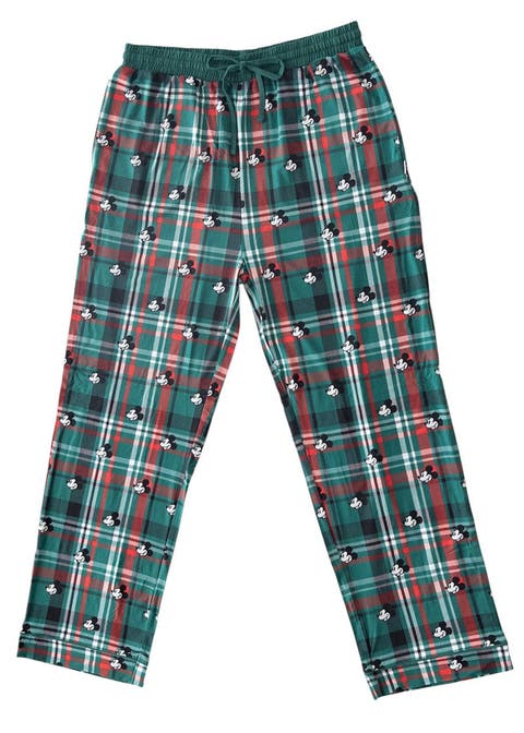 Men's Steamboat Willie Tartan Pajama Pants