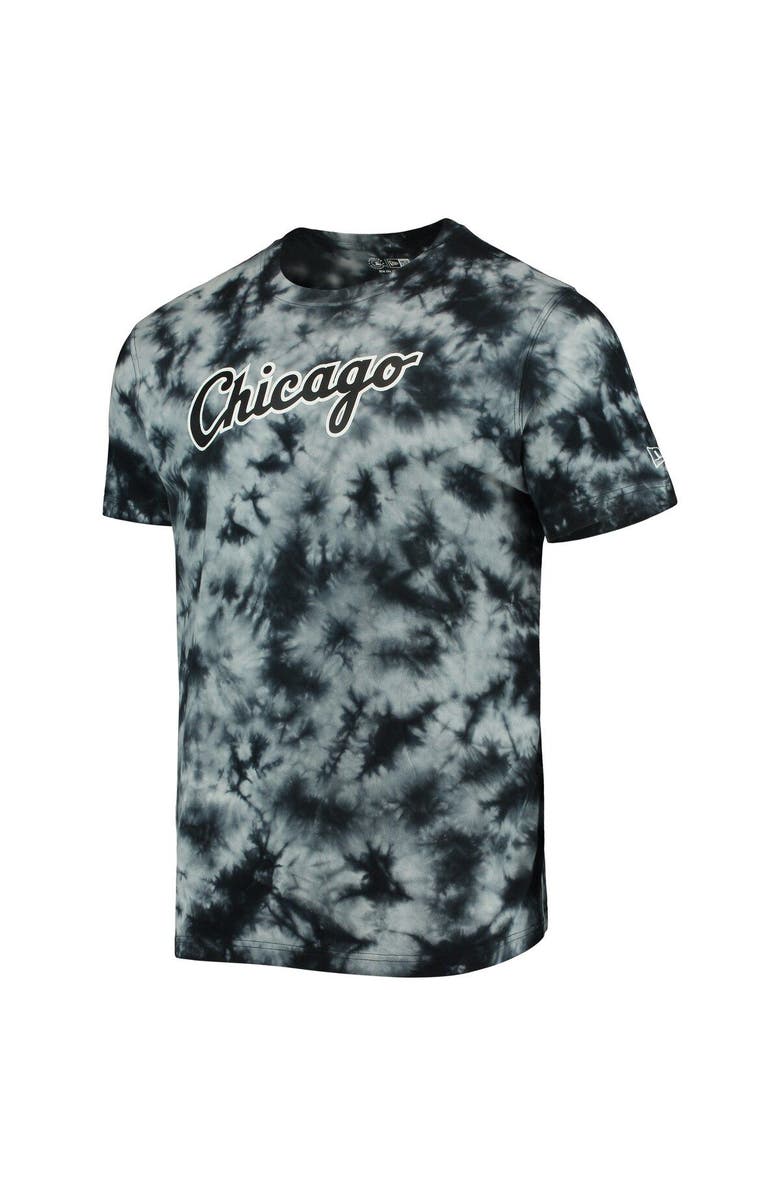 New Era Men's New Era Black Chicago White Sox Team Tie-Dye T-Shirt, Alternate, color, Black