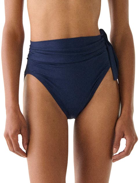 Solids High Waist Swim Bottom