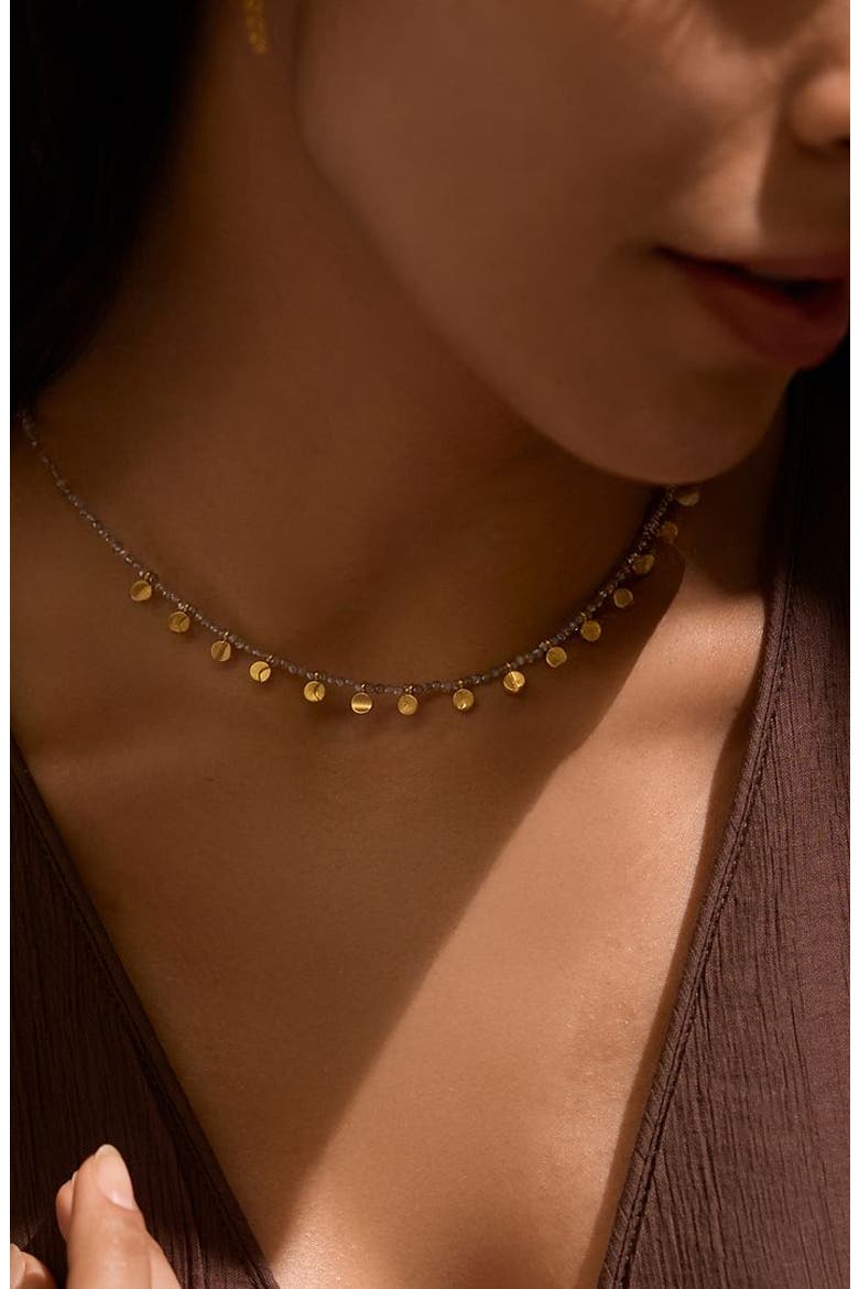 Mystical Moonlight Necklace, Alternate, color, Gold