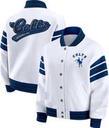 WEAR by Erin Andrews Women's WEAR by Erin Andrews White Indianapolis Colts Plus Size Full-Snap Fleece Sweatshirt Jacket