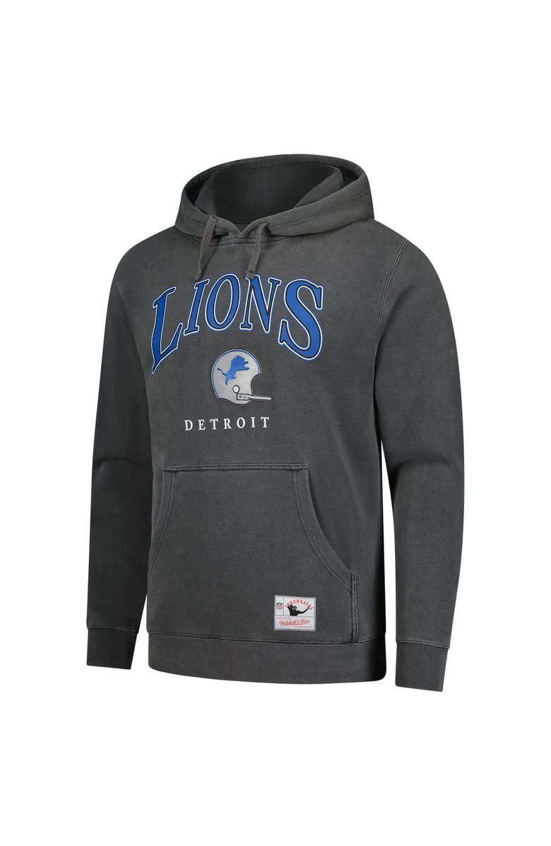 Mitchell & Ness Gray Detroit Lions Slot Pullover Hoodie, Alternate, color, Gray