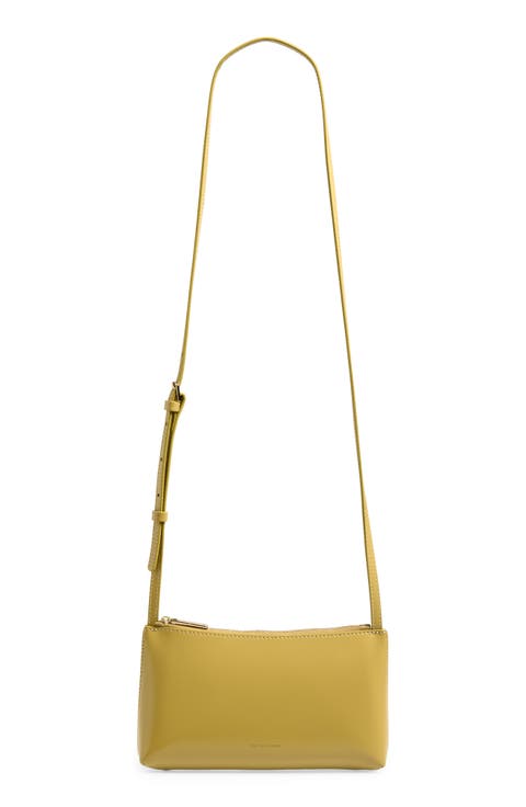 Mini Gaia Leather Crossbody Bag