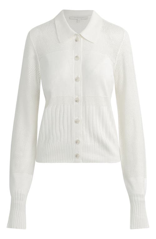 Shop Favorite Daughter The Flawless Open Stitch Cardigan In Ivory