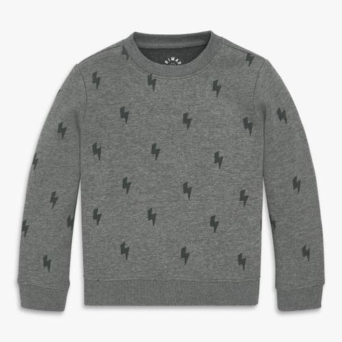 Primary Kids Cozy Fleece Sweatshirt In Gray