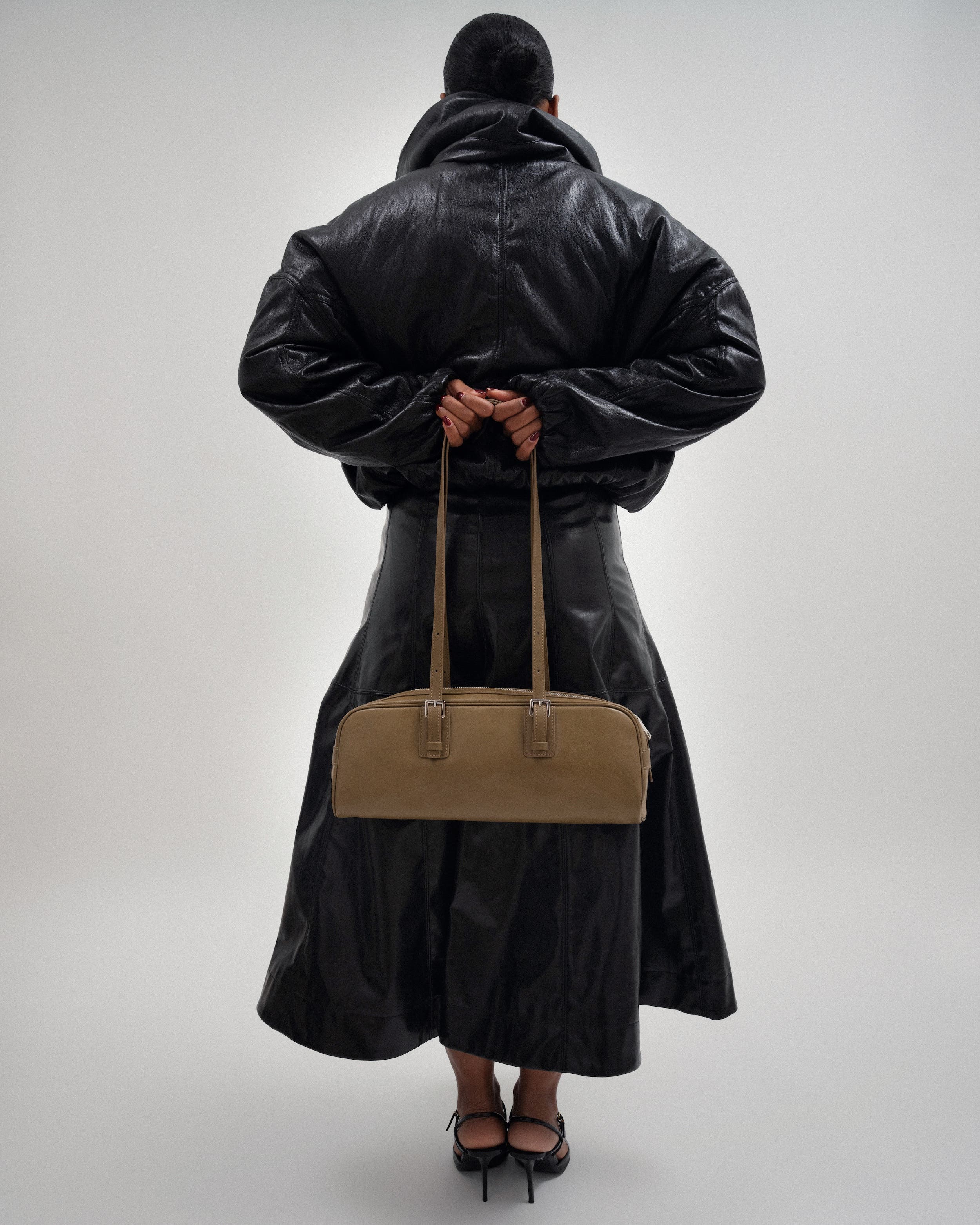 Vela Handbag, Alternate, color, Olive