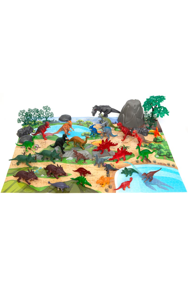Boley Dinosaur Figure Bucket 40Pc Playset 28 Dino Figurines, Alternate, color, 