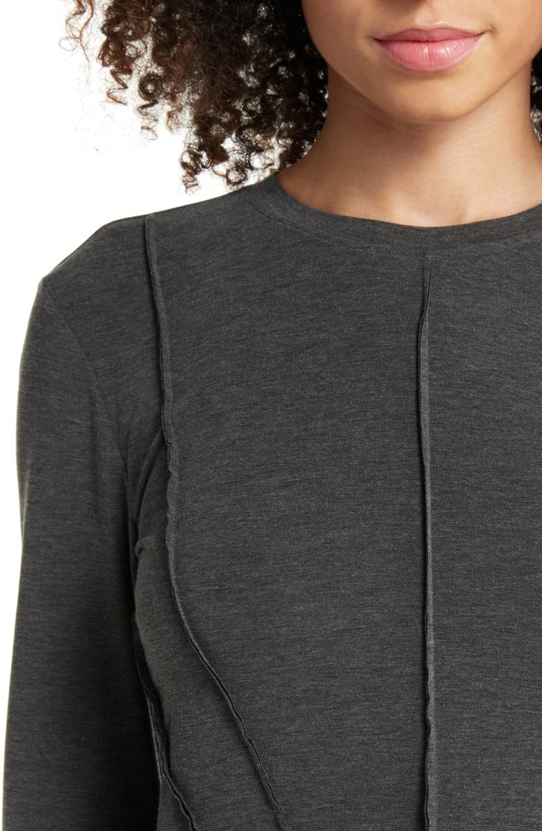 Zella Streamline Reverse Seamed Top, Alternate, color,