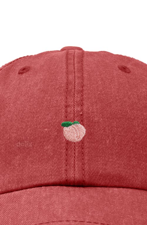 Dalix Lil Peach Dad Cap In Red