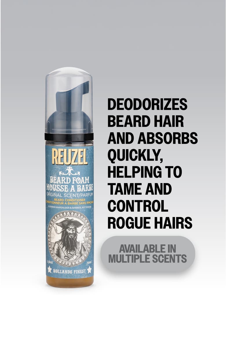 REUZEL Beard Foam, Alternate, color, NO COLOR