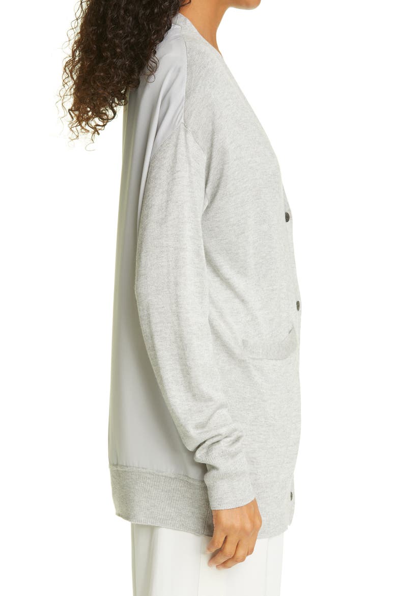 Silk & Cashmere Cardigan, Alternate, color, VAPOR