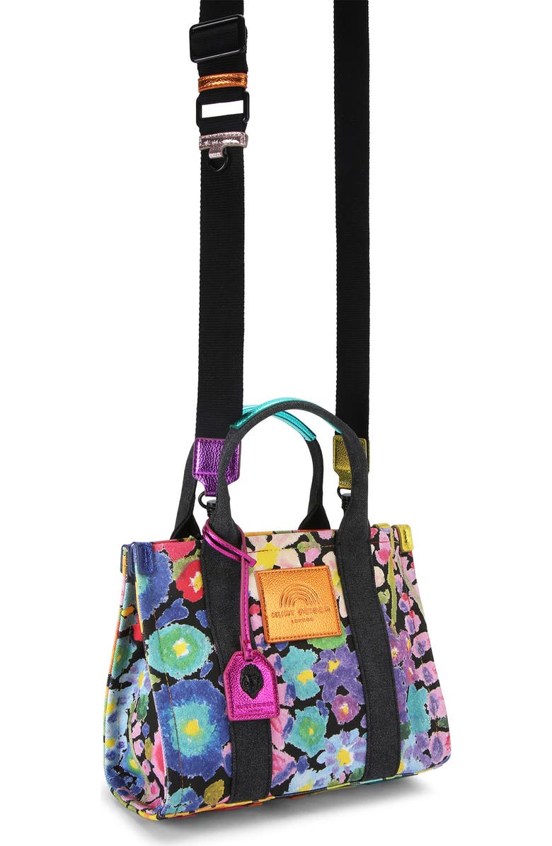 Kurt Geiger London Small Southbank Floral Canvas Tote, Alternate, color,
