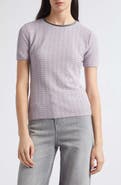 Emporio Armani Geometric Jacquard Jersey Tee
