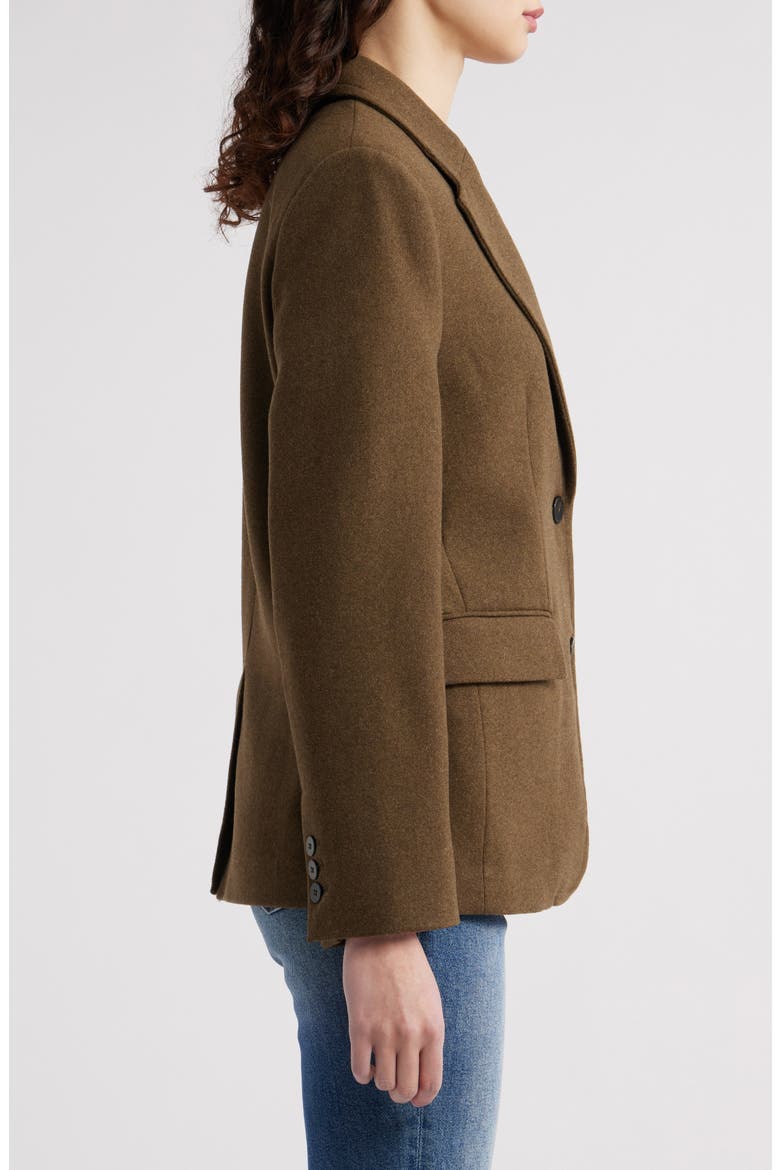 Wool Blend Blazer, Alternate, color, BEIGE - KHAKI