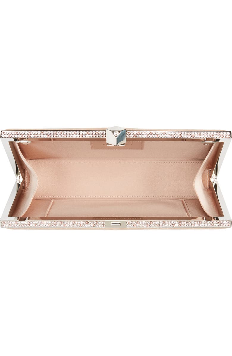 Jimmy Choo Celeste Suede Clutch, Alternate, color,