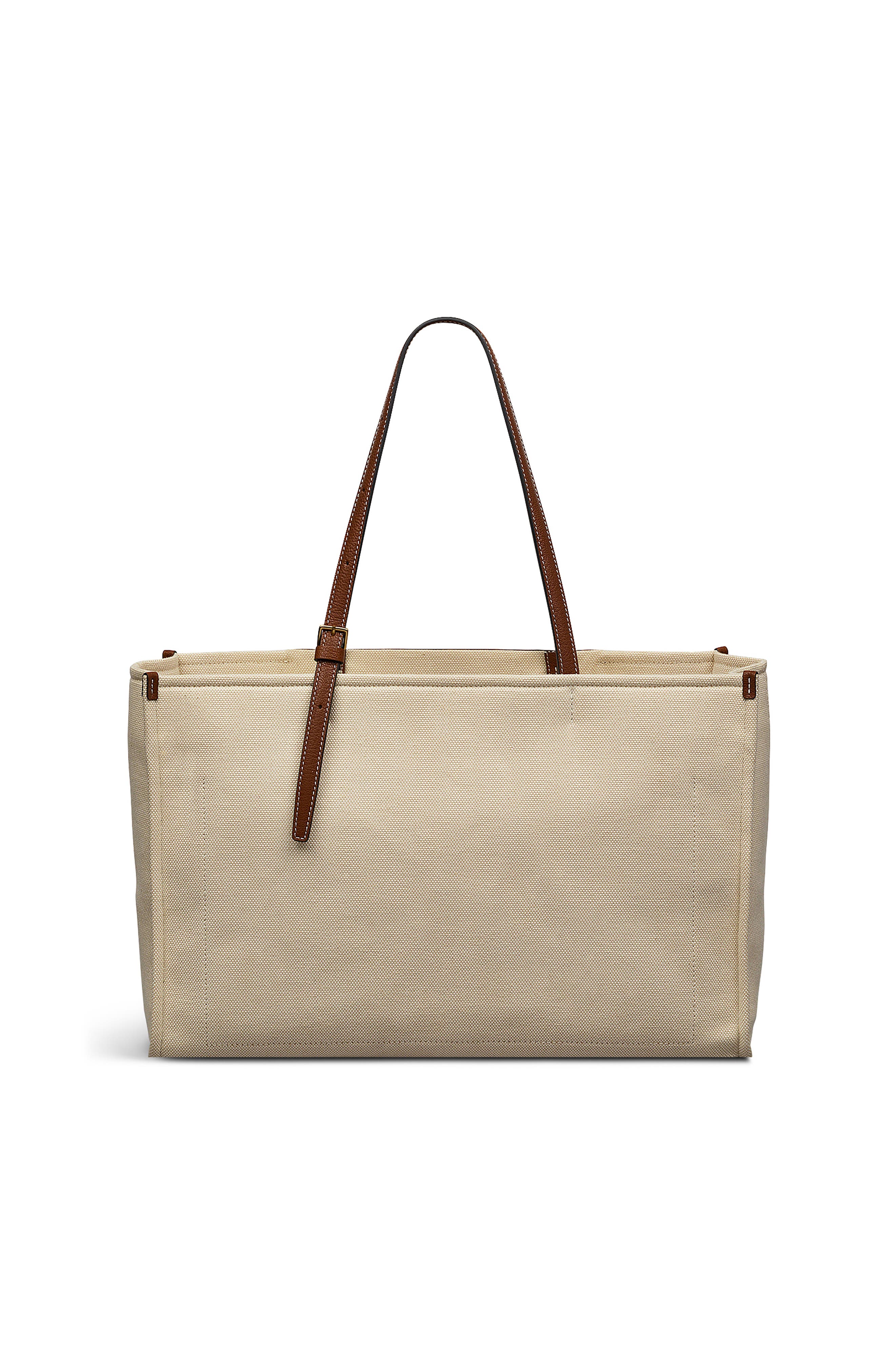 Radley The Burlington - Canvas Large Ziptop Tote Bag, Alternate, color, Natural