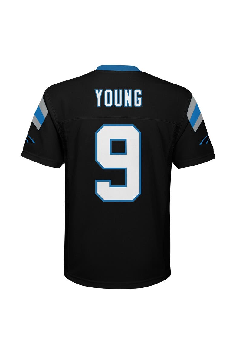 Youth Bryce Young Black Carolina Panthers Replica Player Jersey, Alternate, color, Black