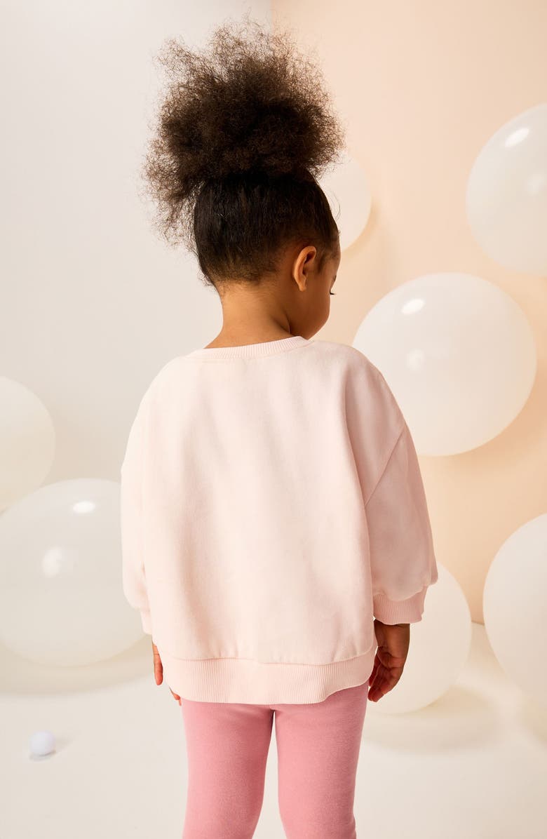 NEXT Kids' Festive Graphic Cotton Blend Sweatshirt, Alternate, color, Cream