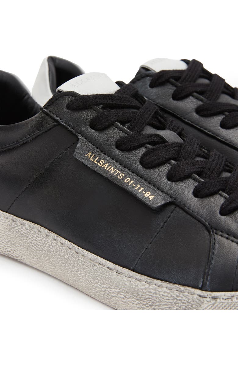 AllSaints Sheer Sneaker, Alternate, color, Black/ White