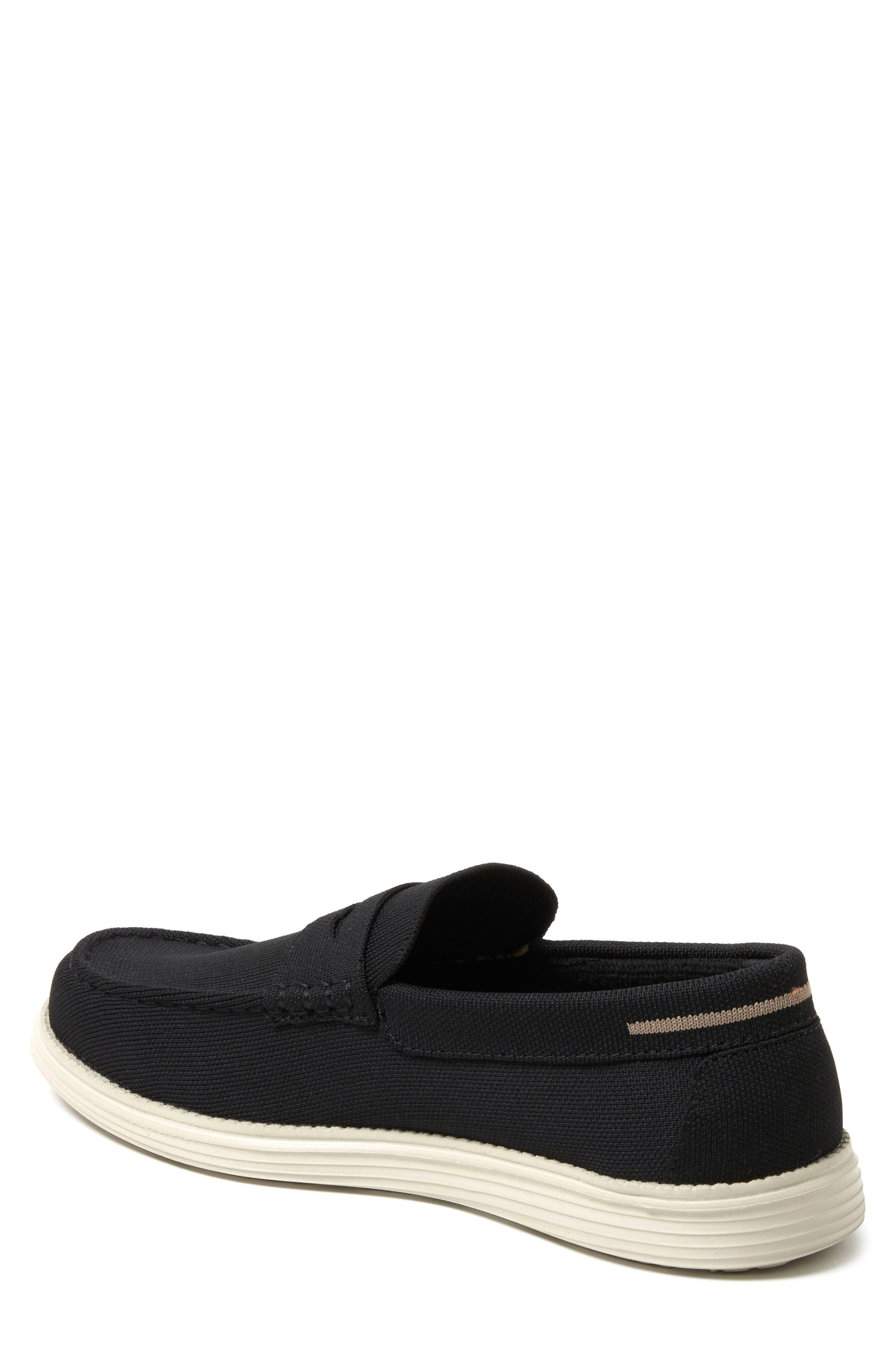 DEARFOAMS Rollins Penny Loafer, Alternate, color, Black