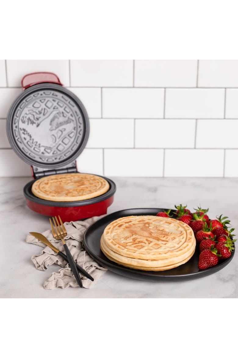 Jurassic Park Round Waffle Maker, Alternate, color, None