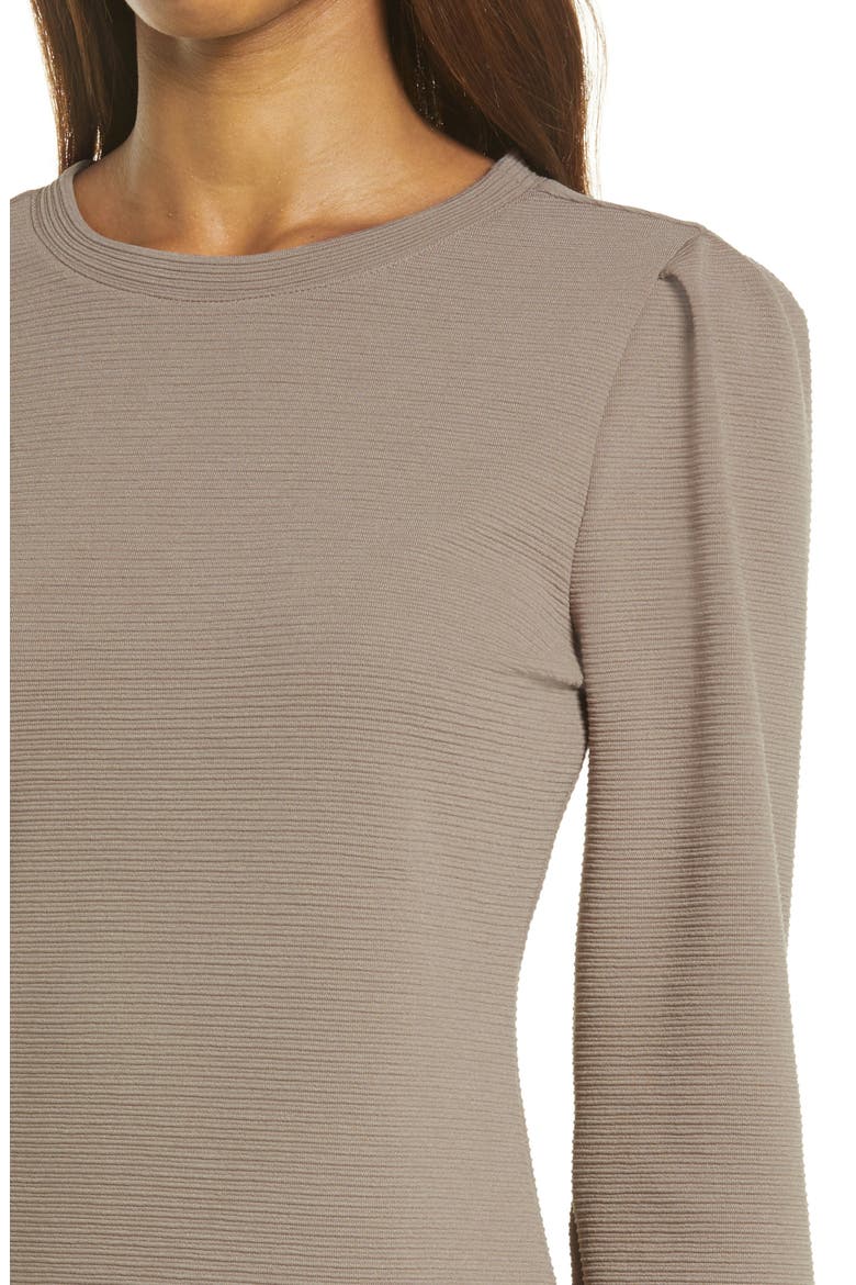 BB Dakota x Steve Madden Bixby Ottoman Knit Long Sleeve Minidress, Alternate, color, OLIVE