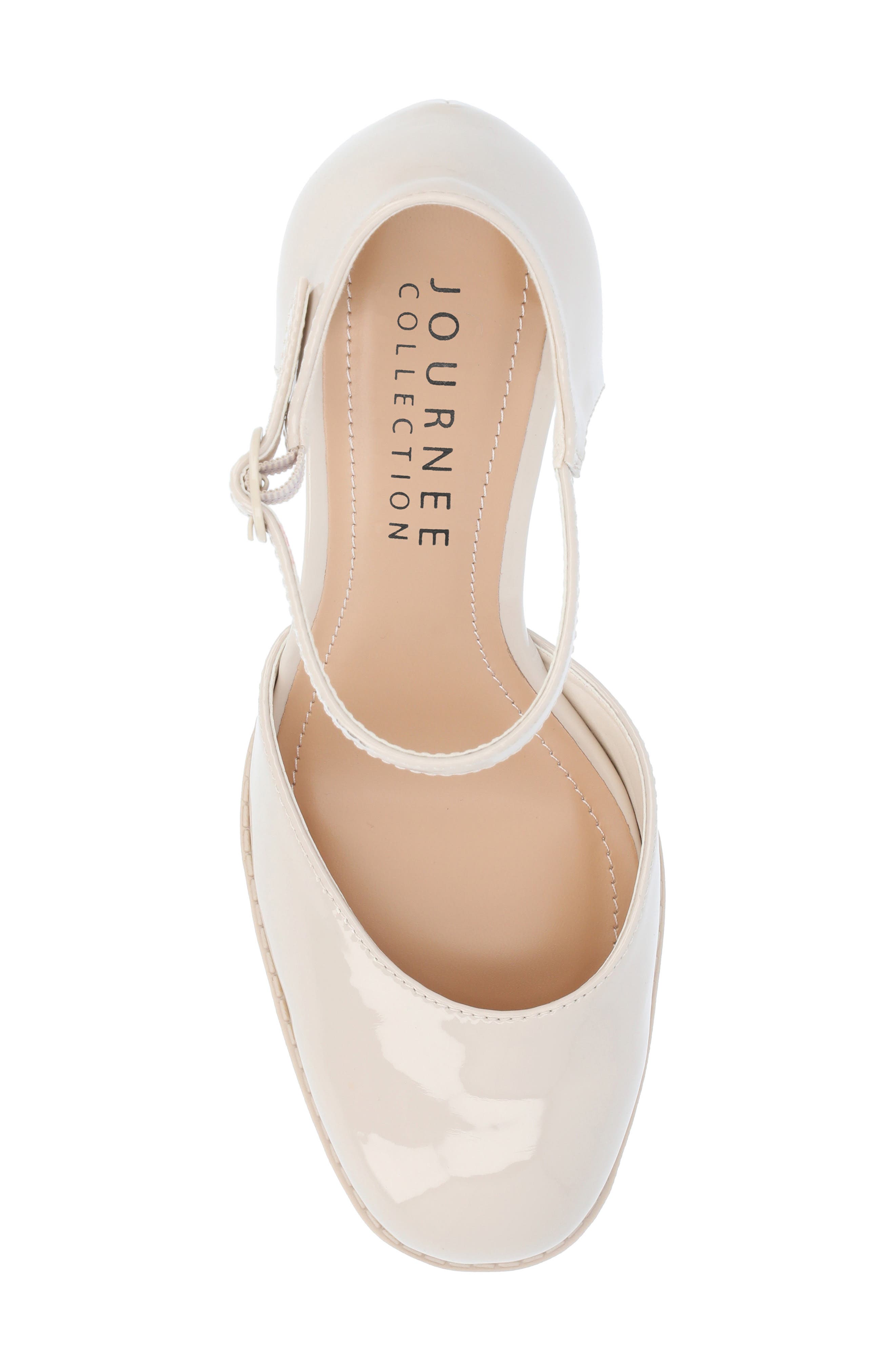 Journee Collection Samarr Pump, Alternate, color, Ivory