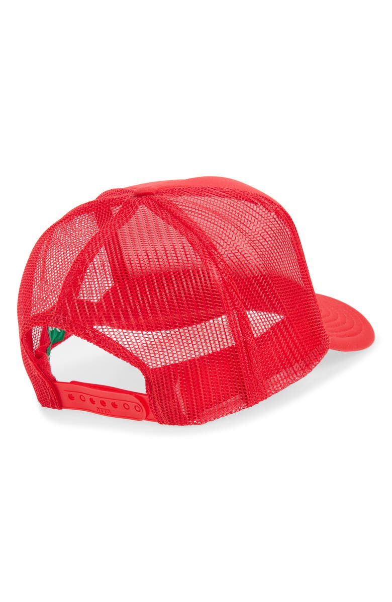 Friday Feelin’ Surf California Trucker Hat, Alternate, color, Red