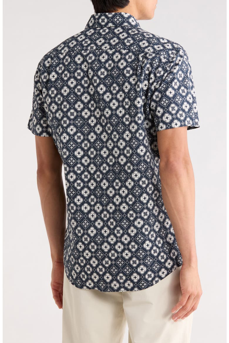 Hicklands Short Sleeve Shirt, Alternate, color, TWILIGHT