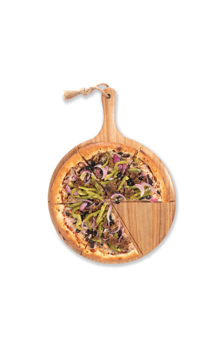 Toscana Napoletana Pizza Cutter Board, Alternate, color, Acacia Wood