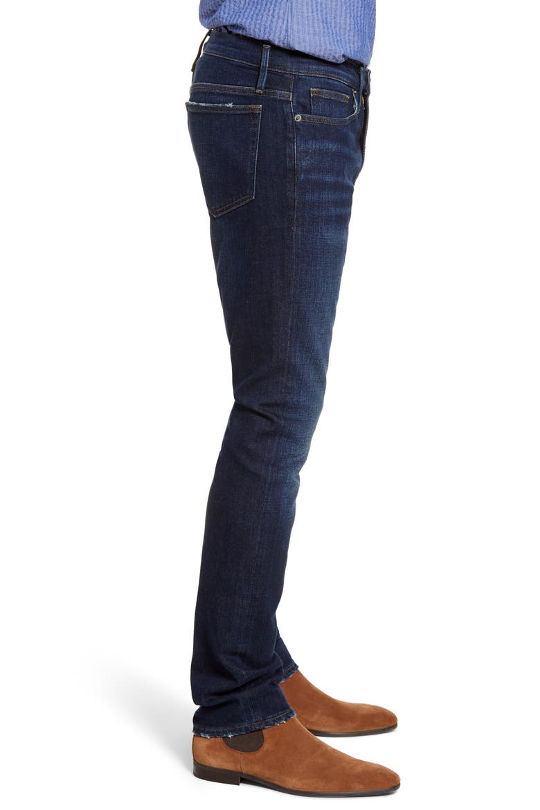 L'Homme Slim Fit Jeans, Alternate, color, BALTIC