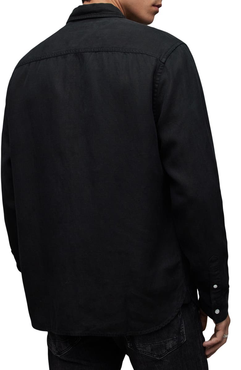 AllSaints Laguna Relaxed Fit Long Sleeve Button-Up Shirt, Alternate, color,