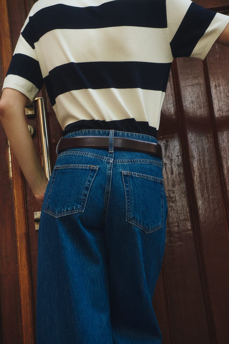 Wide High Jeans, Alternate, color, Denim blue