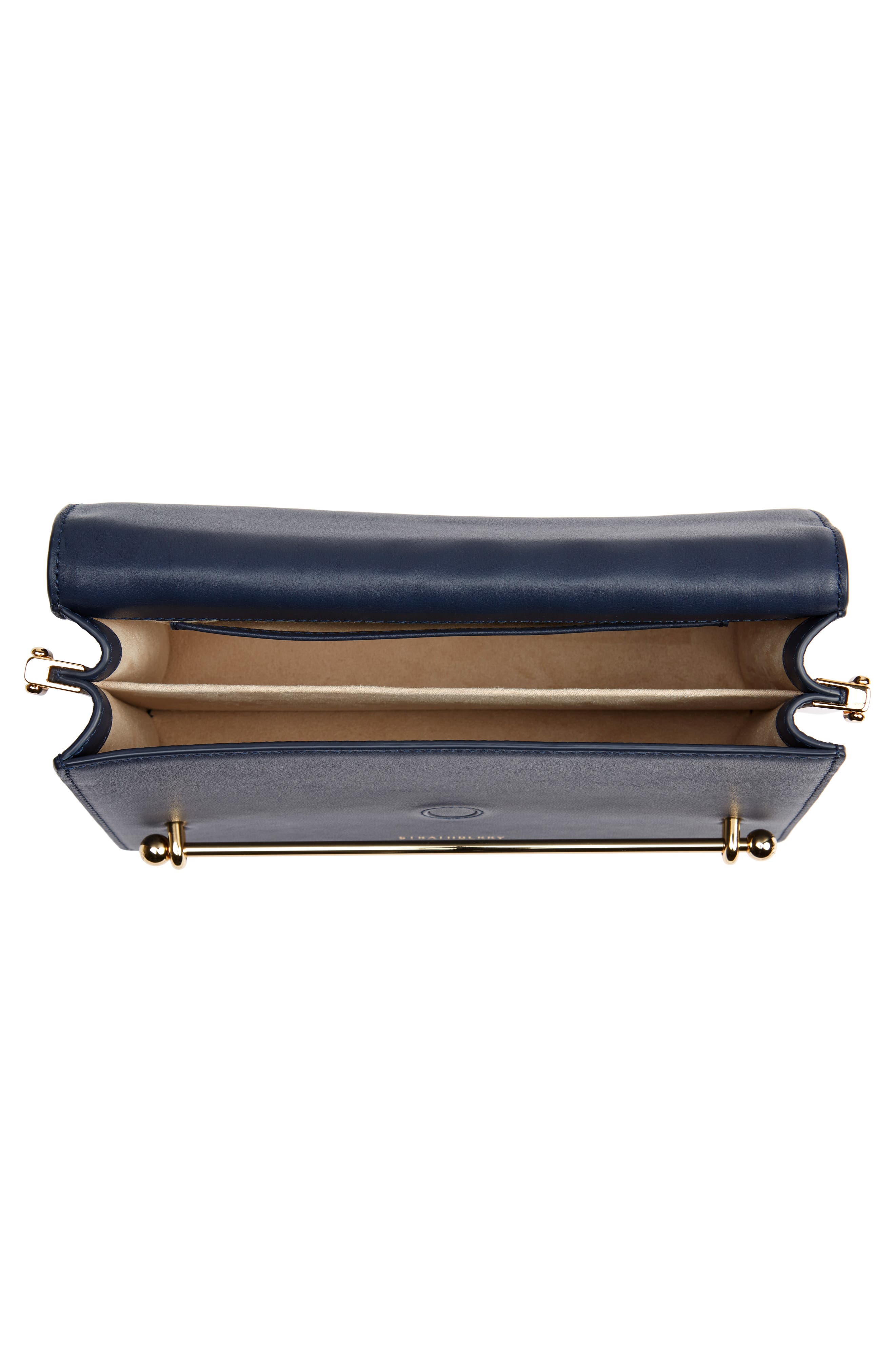 Strathberry Weave East/West Satin & Leather Crossbody Bag, Alternate, color, 