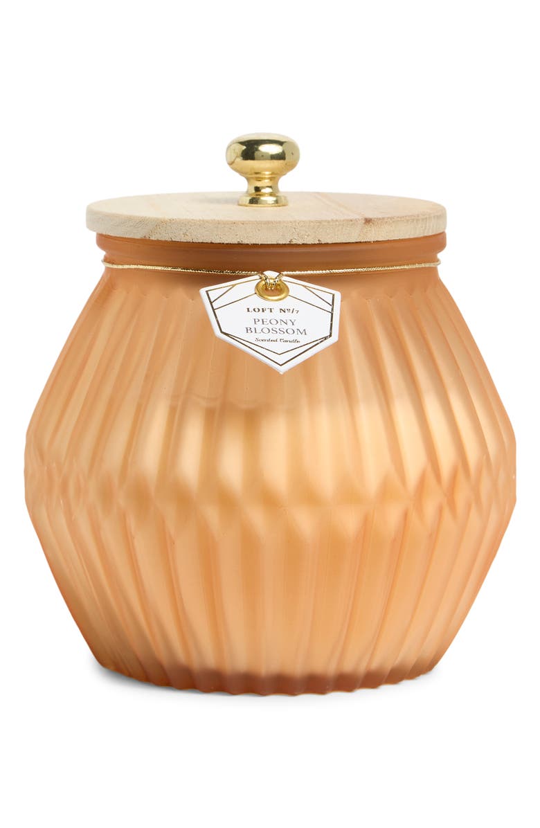PORTOFINO CANDLES Peony Blossom Hex Lantern Candle, Main, color, Peony Blossom