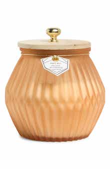 PORTOFINO CANDLES Peony Blossom Hex Lantern Candle