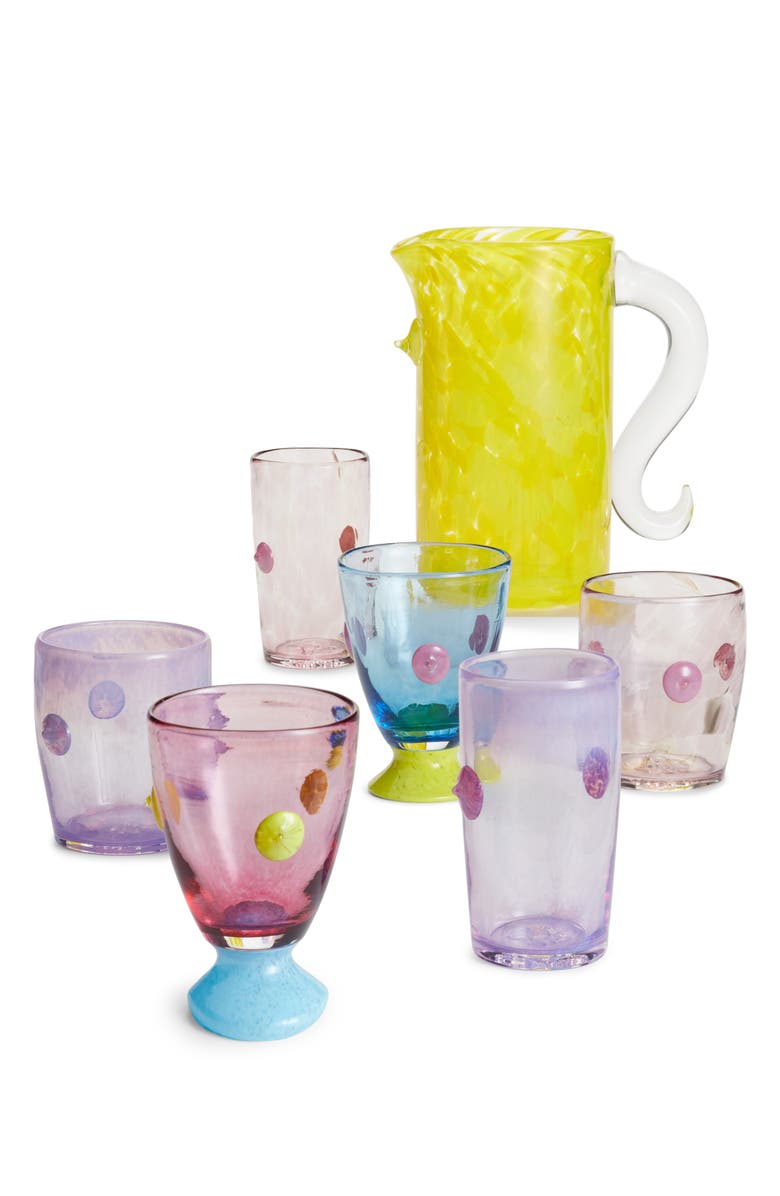 ASP AND HAND Asp & Hand Blushing Orchid Water Glass, Alternate, color,