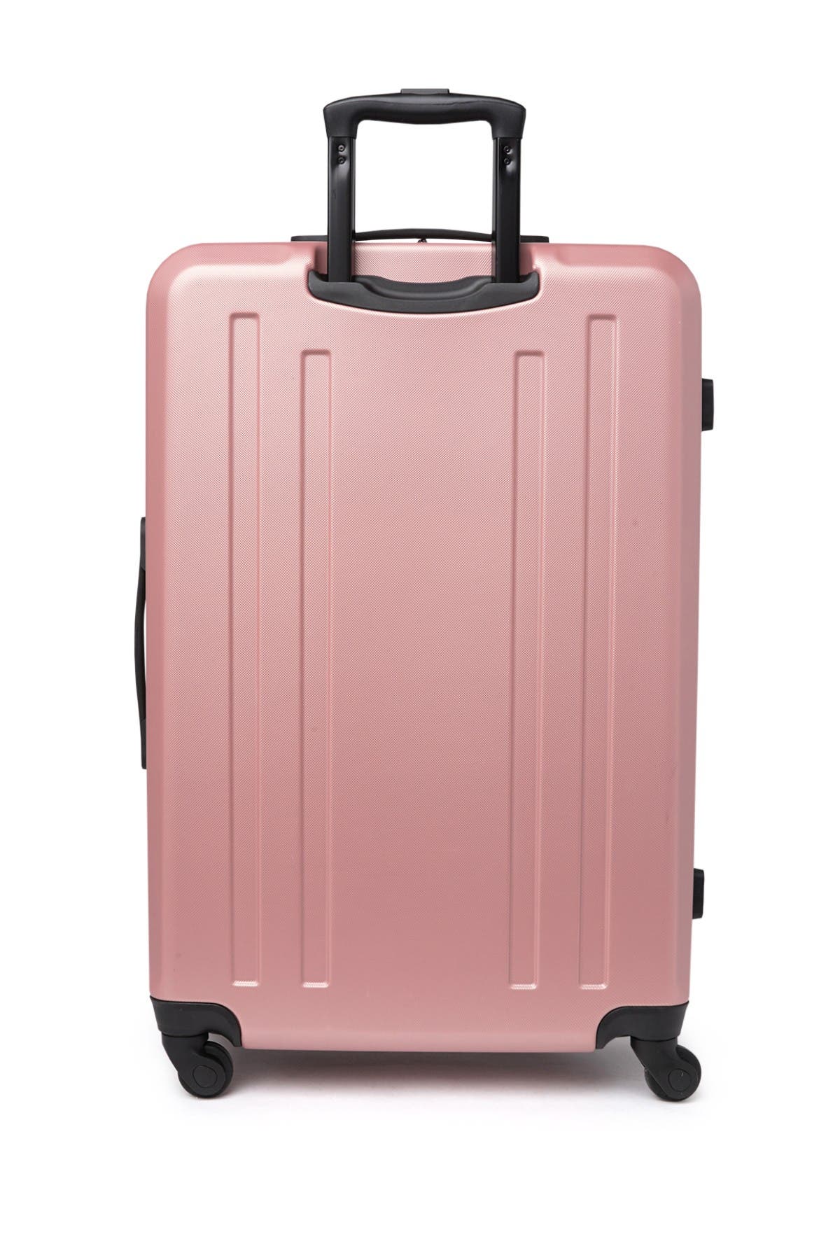 Rebecca Minkoff Pink Stud 28" Hardside Upright Spinner, Main, color, 