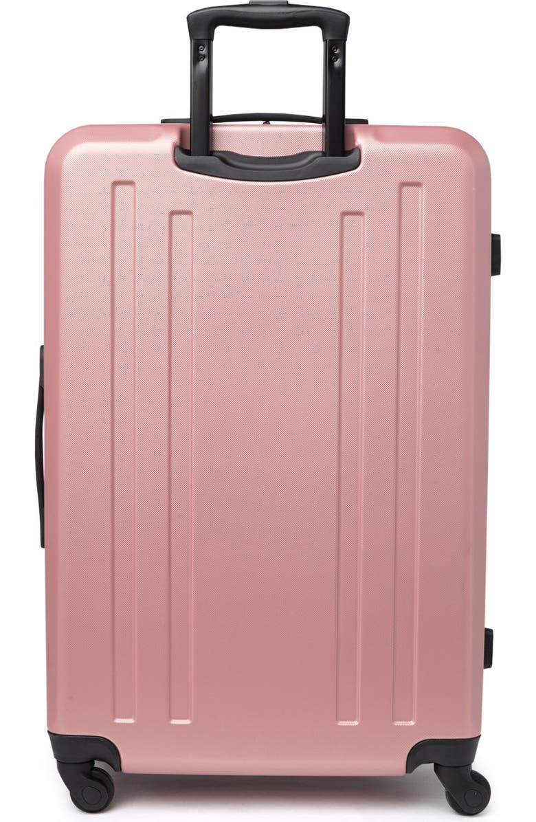 Rebecca Minkoff Pink Stud 28" Hardside Upright Spinner, Main, color,