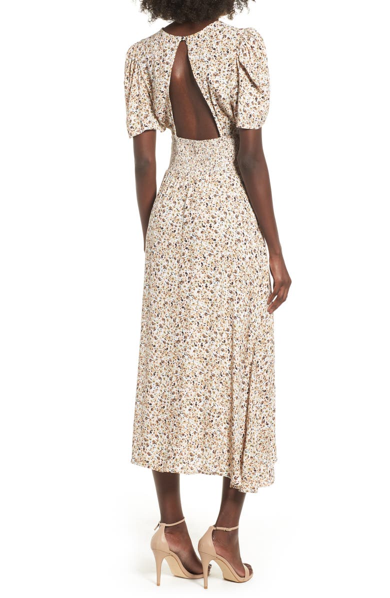 AFRM Lala Midi Dress, Alternate, color, 