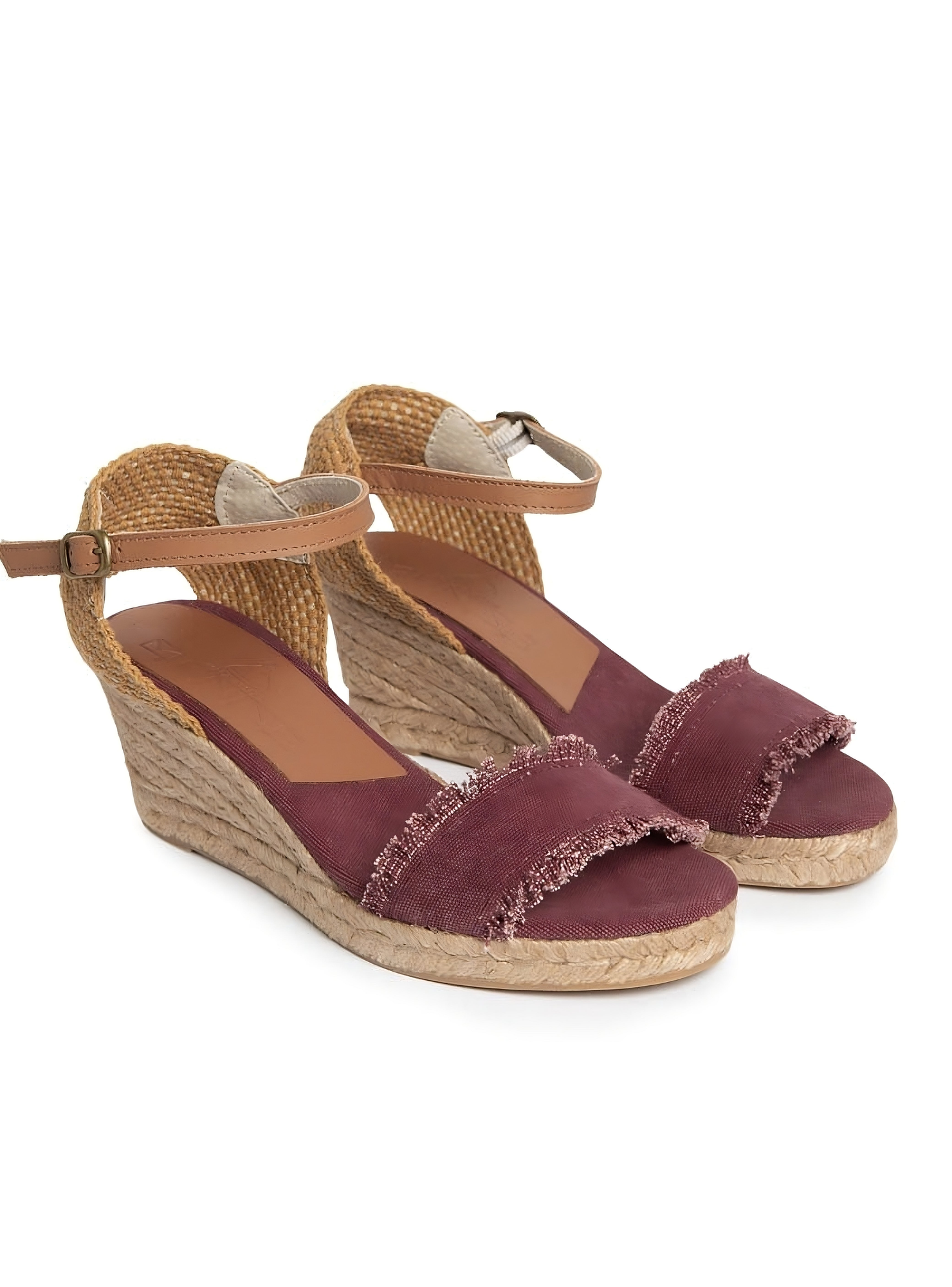 Menina Step Inesa Single Fringed Band Espadrille, Alternate, color, Terra Cotta
