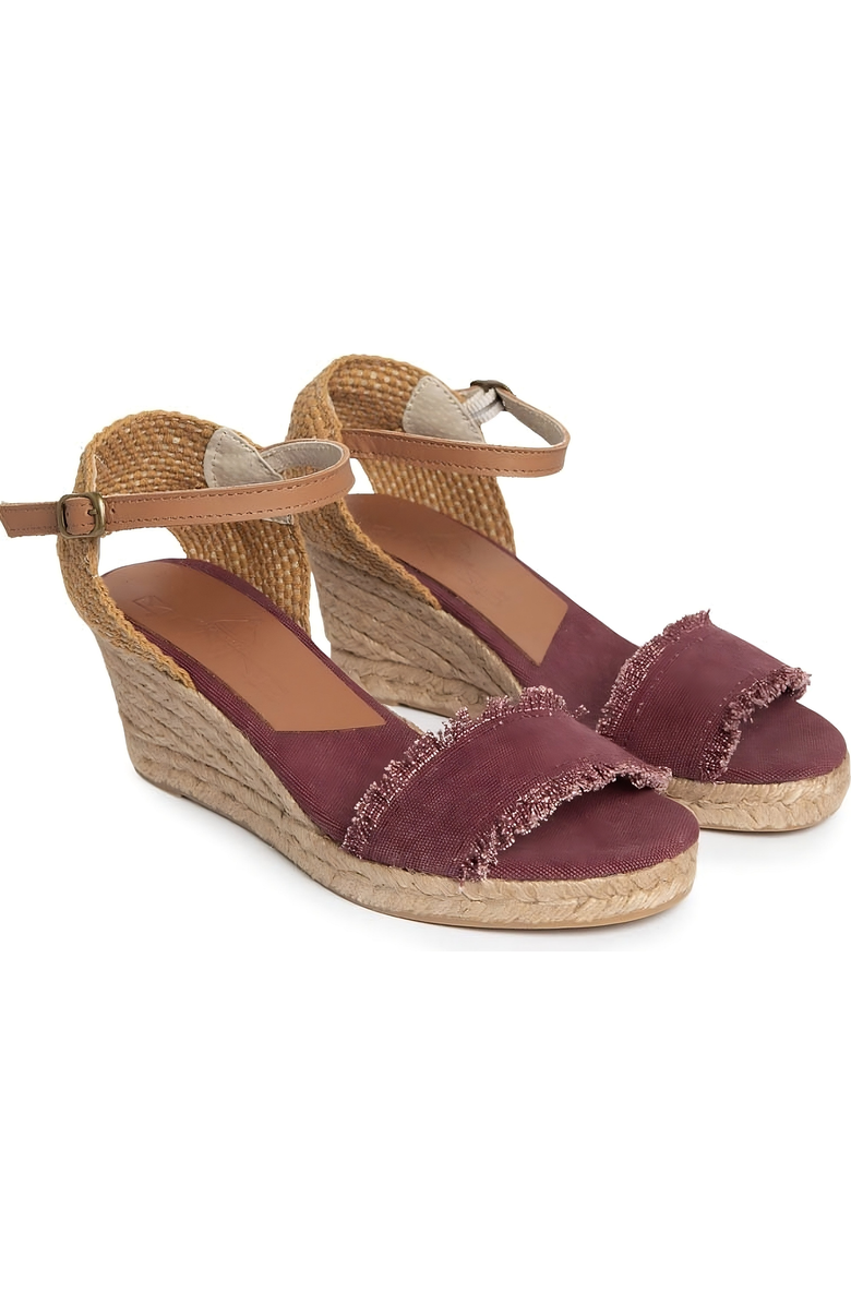 Menina Step Inesa Single Fringed Band Espadrille, Alternate, color, Terra Cotta
