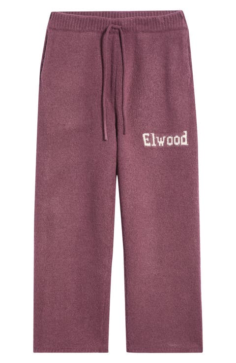 Intarsia Logo Baggy Sweatpants