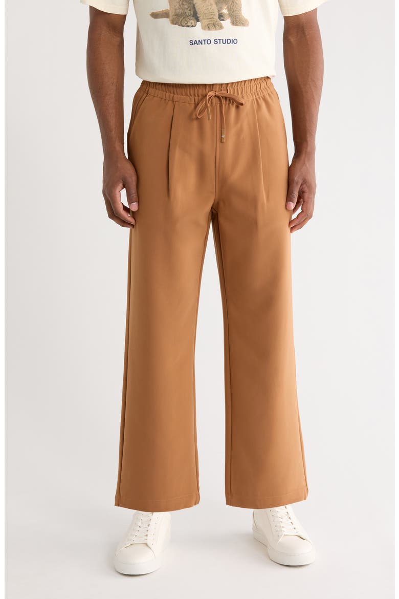 Veloce Cotton Neoprene Track Pants, Main, color, TAN