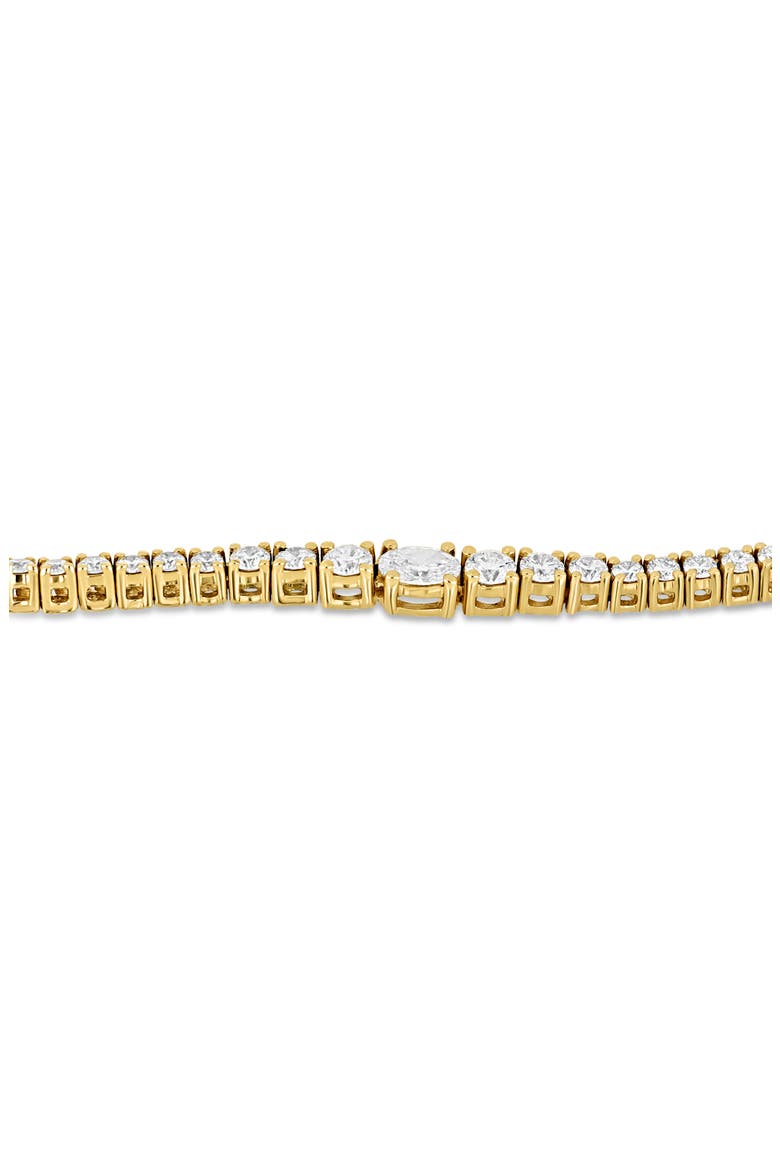 18K Gold Audrey Diamond Tennis Necklace, Alternate, color, 18K YELLOW GOLD